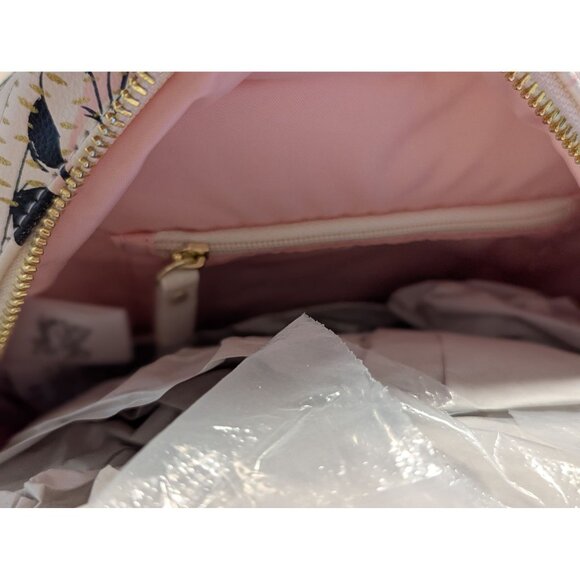 Disney Baby Petunia Pickle Bottom Minnie Mouse Mini Backpack  White/Gold/Pink Wi - Picture 7 of 8